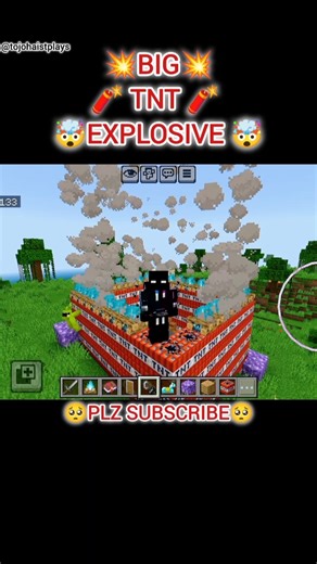 Minecraft TNT Skull Shape Sheep Explosion 💀✨ ll 🧨 🤯 #minecraft #ytshorts #new