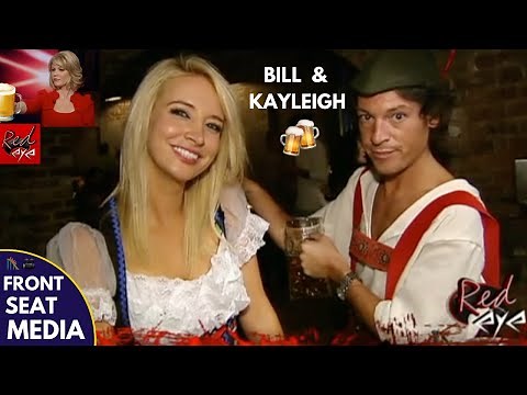 Red Eye Bill Schulz & Kayleigh McEnany Enter St Pauli Girl Beer Stein Holding Contest Oct 07, 2011