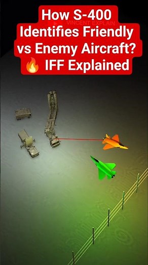 How S-400 Identifies Friendly vs Enemy Aircraft? 🔥 IFF Explained #shorts