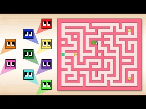 Maze Race - Square Race in the Labyrinth | Square League