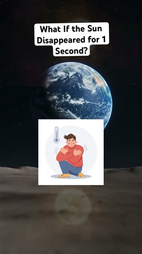 What If the Sun Disappeared for 1 Second? SpaceFacts #Brainpop #FunFacts #ScienceShorts #Universe