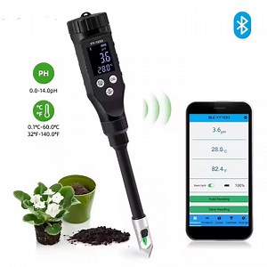 [Hot Item] Soil pH Meter Digital Display Bluetooth Soil pH Meter Flower Sensor