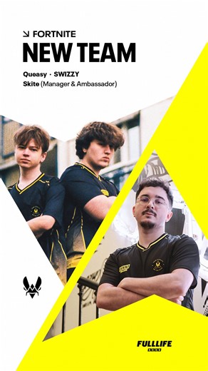 ⚡ WE ARE BACK ⚡ Returning stronger to make Every Win Count Fortnite Legends Stizzy & Queasy join the Hive! | Team Vitality