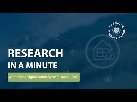 When Digitalization Drives Sustainability