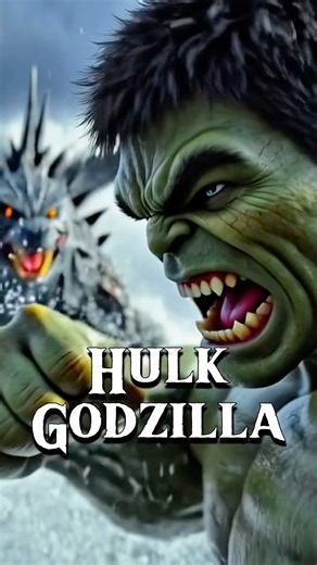 Hulk vs Godzilla Intense Battle😳 #shorts #trending #avengers #marvel #hulk #godzilla #marvelstudios