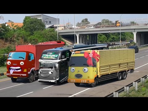 Truk Kartun Lucu di Jalan Tol 🚚😂 | Animasi Seru Tayo dan Teman-Teman