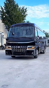 High-tech TOYOTA COASTER Luxury Vintage Conversion Bus in White and Black Leather Interior 🔥🤍🖤 #toyota #toyotacoaster #vintage #toyotabus #toyotacoasterbus #toyotaluxury #luxurious #luxurybus #passengerbus #luxuryvehicles #luxurytoyota #coasterbus #luxurycars #japanesecars #chinesecars #autosledge #sledge | Auto Sledge