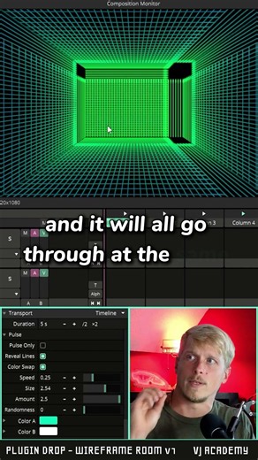 👉 3D Wireframe Look in Resolume | No 3D Software Needed