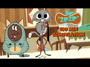 Wild & famous | Zip Zip | 100m COMPILATION - Season 1 | Cartoon for kids