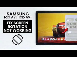 FIX Screen Rotation not Working on Samsung Tab A9 / A9 Plus