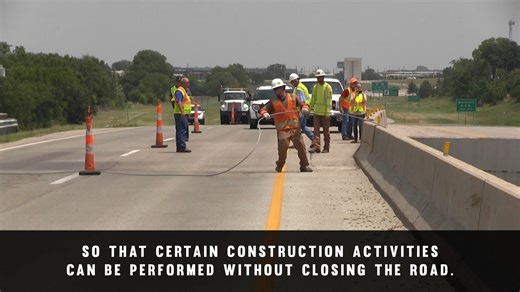 What is a rolling roadblock? Construction season is winding down, but ongoing improvements and maintenance can occur year-round—some requiring the use of rolling roadblocks. | Kansas Turnpike Authority