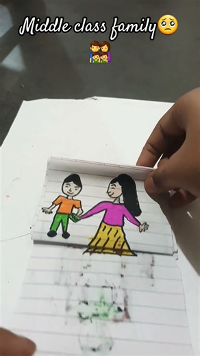 "middle class reality💔"|goal 110🥺#shorts#ytshorts#art#middleclassfamily#drawing#papercraft#sadstory