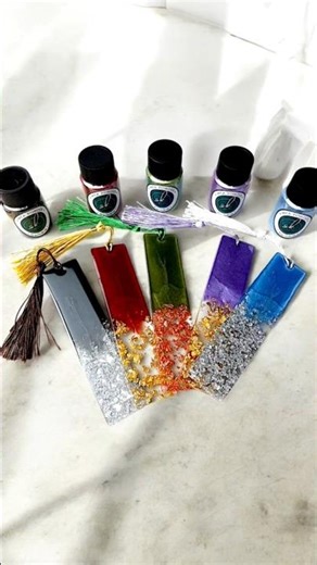 Resin Bookmark Tutorial for beginners 💫♥️ | Resin Bookmark Idea for beginners 💫♥️ | Free