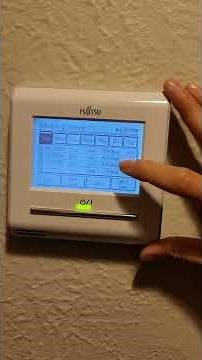 Fujitsu UTY-RNRUZ5 Schedule and Vacation Mode Settings