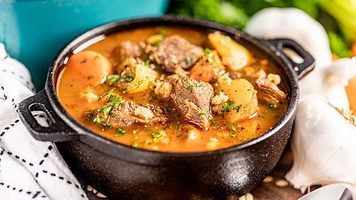 The Best Beef and Barley Soup