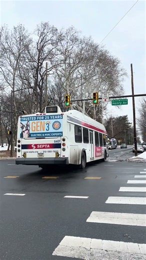 SEPTA 2010 New Flyer DE40LFR #8407 On Route K