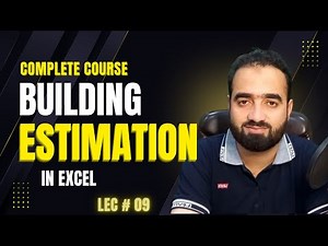 Complete Building Estimation In Excel | How to Find Concrete For Slab On Grade | By Mudassir Afraz