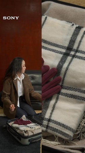 Cold destination? No problem. Reon Pocket Pro keeps you warm on the go ❄️🔥 | Sony Singapore