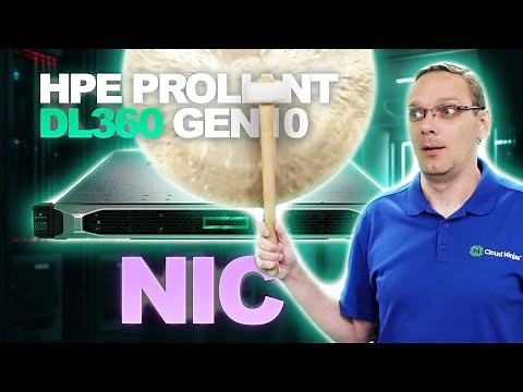HPE ProLiant DL360 Gen10 Server NICs | Network Card Options | FLOM and PCIe NIC Cards | Installation