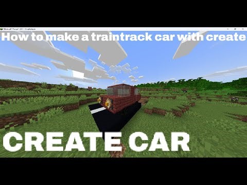 How to make a train into a car in #create #createmod #createmodtrain #train #car