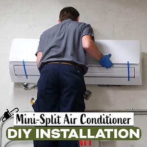How To Install A DIY Ductless Mini-Split Air Conditioner ❄️ In The Shop | Crafted Workshop