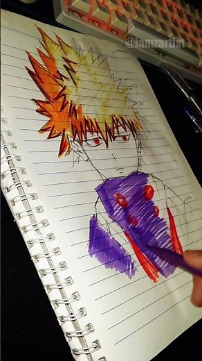 How to Draw Bakugo Katsuki (Easy Steps)! 💥