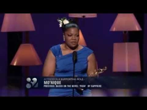 Mo'nique winning Best Supporting Actress for Precious