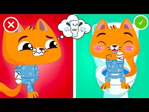 The little ones learn to use the potty with the Superzoo team!