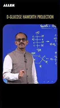 D-Glucose Haworth Projection in 90 Sec⚡| Ankit Sharma Sir #jee2026