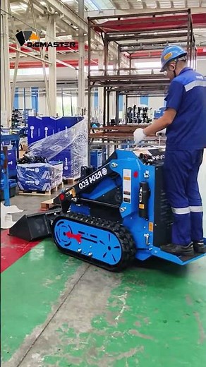🛞 Stand-On Skid Steer | Crawler Type & Multi-Function Attachments #skidsteer
