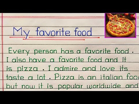My Favourite food Essay/Paragraph || My favourite food 10 lines