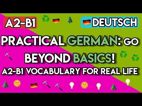 Master 100+ German Vocabulary Words for Home, Nature & DIY (A2-B1)