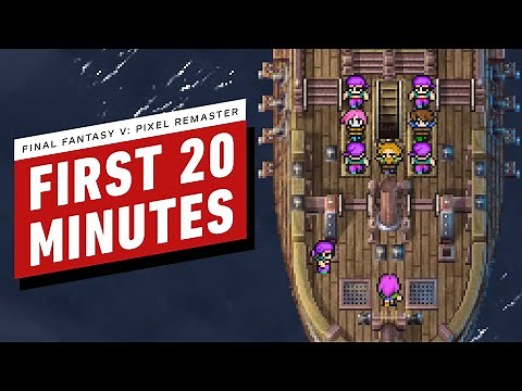Final Fantasy V: Pixel Remaster - First 20 Minutes of Gameplay