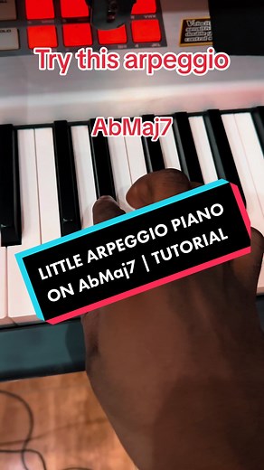 AbMaj7 Chord Arpeggio Tutorial for Easy Piano Learning