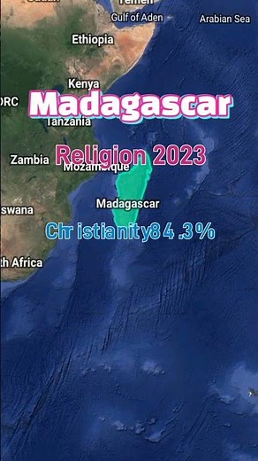 Madagascar🇲🇬 Religion 🥀 #map #religion