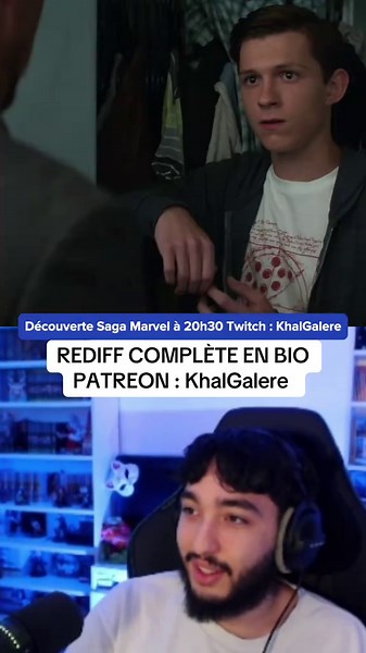🚨 ⚠️REDIFF COMPLETE SUR MON PATREON 🚨‼️Tous les soirs à 20h30 sur Twitch (KhalGalere) 🔥 Découvre ou redécouvre avec nous tout le MCU ! De Iron Man à Endgame… jusqu’à Doomsday 👀🔥 Dis-moi quel film ou quelle série Marvel je dois react ensuite ! 🫶 #marvel #mcu #avengers #endgame #doomsday Iron Man Tony Stark Captain America Steve Rogers Thor Loki Hulk Bruce Banner Hawkeye Thanos Avengers Endgame Avengers Doomsday Avengers Infinity War Avengers Secret War SpiderMan Peter Parker MJ Doctor Stran