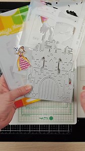 In this video Galina shows how you can creat the interactive card Using Castle Die and stencil. The matching coloring stencil will help you to add depth to the die cut! . . . #waffleflowercrafts #farfarawaywfc #diecutting #cardmaking #handmadecards #cardmakingideas #waffleflower | Waffle Flower Crafts