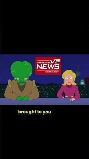 “Futurama” Season 10, First episode. - ICONIC CARTOON SERIES SCENE.
