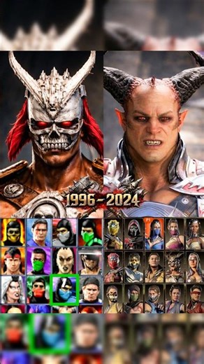 Shao Kahn Menu Evolution in All Mortal Kombat Games #mortalkombat