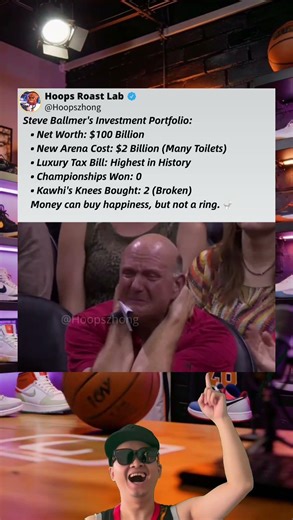 Steve Ballmer Spent 100 Billion To Win Nothing 🚽 #nba