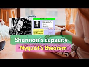 Nyquist’s theorem | Shannon’s capacity | The Maximum Data Rate of a Channel