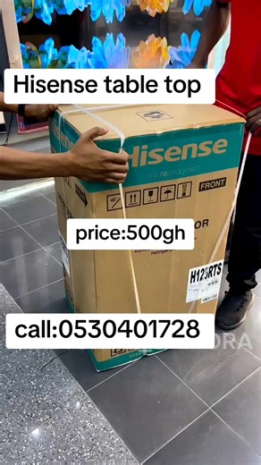 Hisense table top Fridge #allghanaians #moreviews #100k