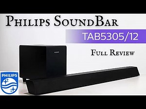 80$ !!! Philips 2.1 Soundbar TAB5305 Review Philips B5305 Sound Bar #PhilipsSoundbar