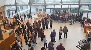 135K views · 2.4K reactions | Tullamore hospital in Offaly got a nice surprise when a local choir organised a flash mob in the main lounge. This will give you goosebumps. Credit: HSE Tullamore Choir | Irish Daily Mirror | Facebook
