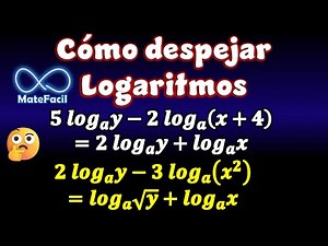 Cómo Despejar una Ecuación Con Logaritmos - Varios Ejemplos! MUY FÁCIL, PASO A PASO, DESDE CERO