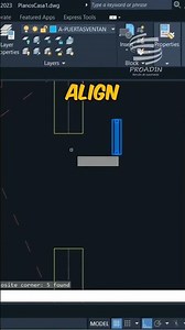 AUTOCAD - COMANDOS / ALINEAR-SCALE