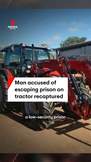 12K views · 23 reactions | Inmate Michael Graeme Rennie who’s accused of escaping a low-security prison farm on a red tractor in June, is back in custody. The tractor he’s accused of stealing from the prison hasn't been found. #Tractor #Prison #Jail #FarNorthQueensland #Cairns #CowBay #Queensland #7NEWS | 7NEWS Cairns | Facebook
