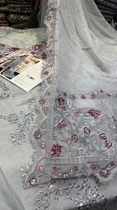 115 reactions · 3 comments | PRICE • 6350 (3PC UNSTITCHED) FOR ORDER: https://www.haseebarts.pk/products/ maria-b-mb-33-gray-lawn-3pc FABRIC: PURE LAWN CODE: MB-33 COLOUR: GRAY DUPATTA: PURE SHAFOON TROUSER: Lawn WORK: THREAD, SEQ, SHIFFLI WORK, BORING-ONLINE ORDER: https://www.haseebarts.pk/ collections/luxury-lawn | Haseeb arts | Facebook