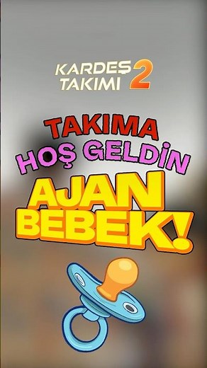 Kardeş Takımı +1 🍼Aramıza hoş geldin Ajan Bebek! 😎#KardeşTakımı2 #shorts