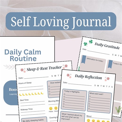 Anxiety Relief Printable Workbook | Guided Self Healing Journal PDF | Stress Calming Mental Health Download - Etsy